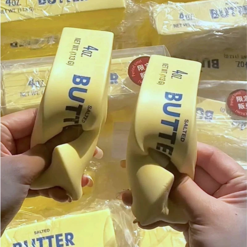 Butter Stick Slow Rise Squishy Toy — Kids Elastic Squeeze Prank Gift