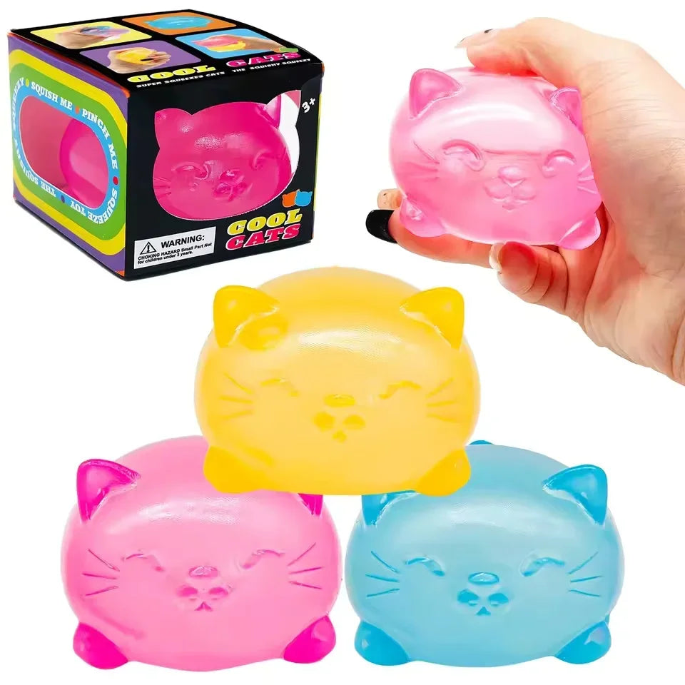 Mini Cute Cat Squeeze Toy