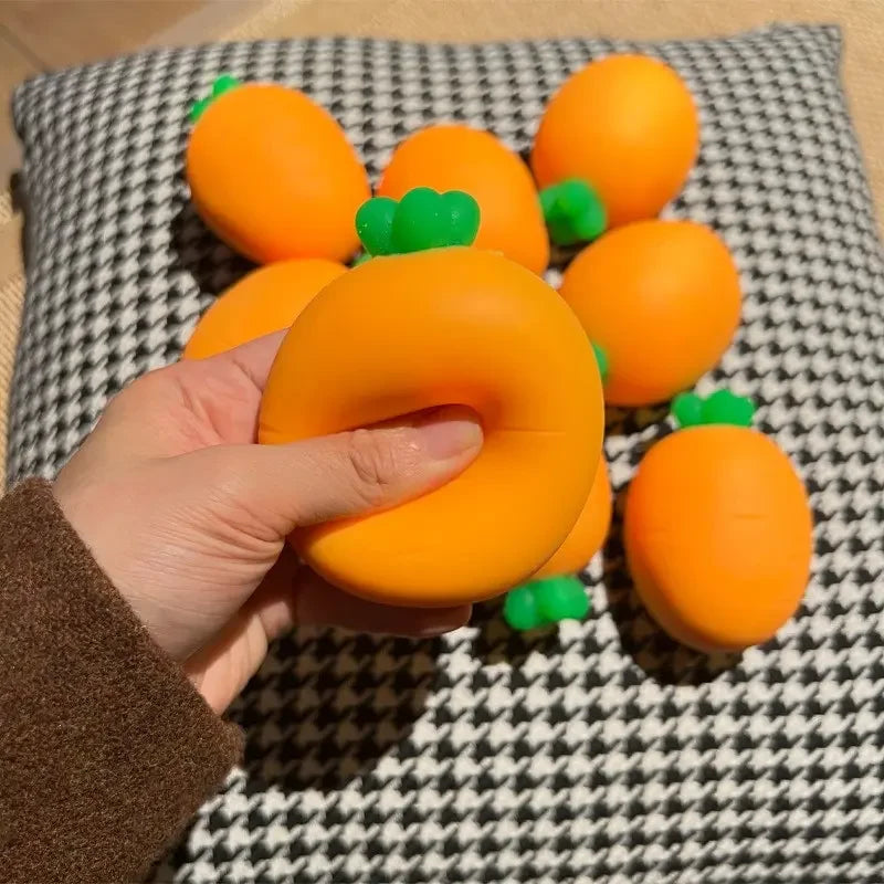 Realistic Carrot Squishy — Slow Rising Vegetable Toy