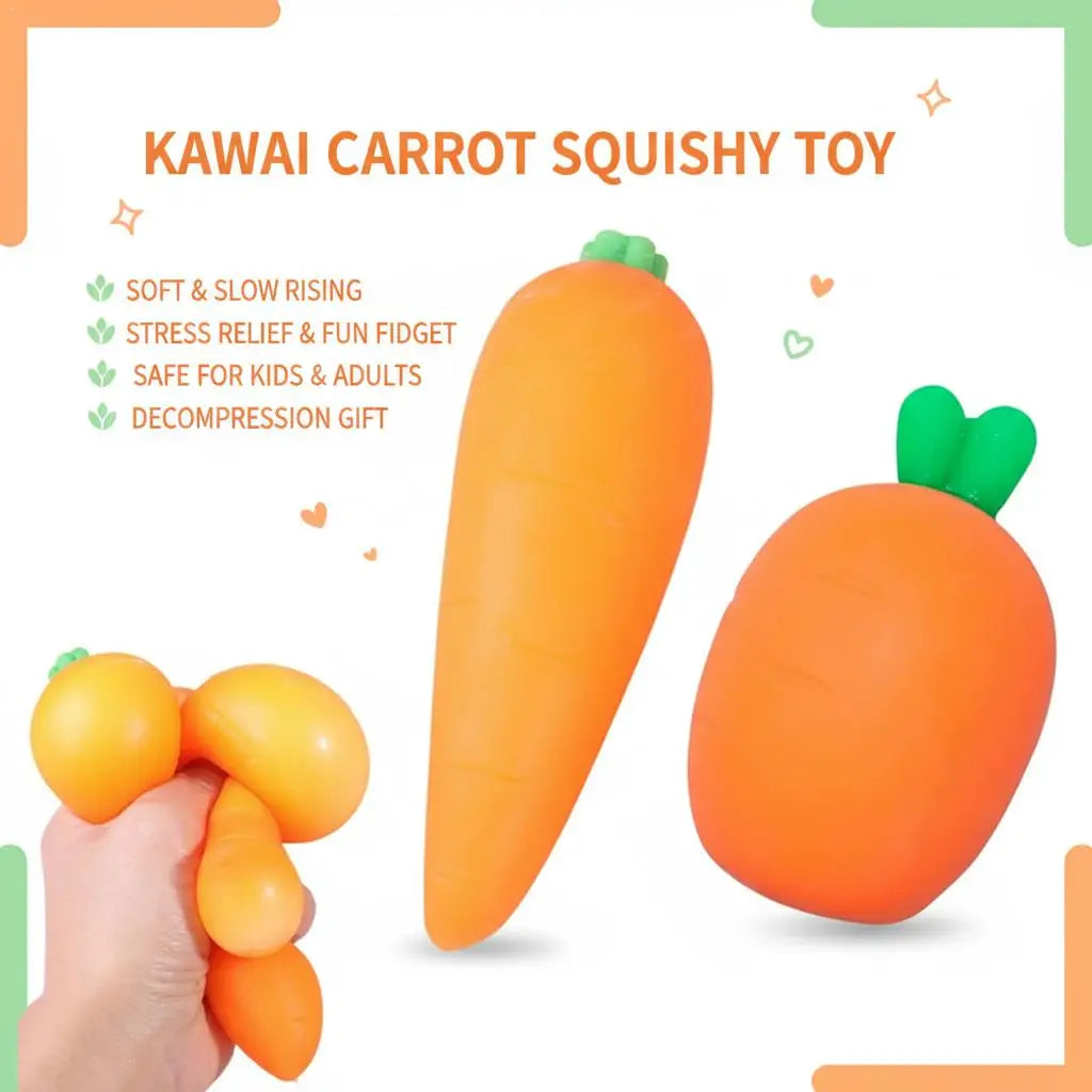 Kawaii Carrot Squishy Toy