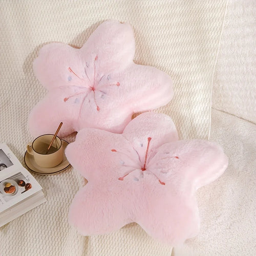 Cherry Blossom Flower Pillow