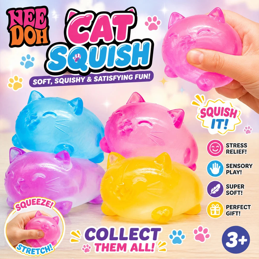 Mini Cute Cat Maltose Decompression Toy — Non-Toxic Pressure Relief