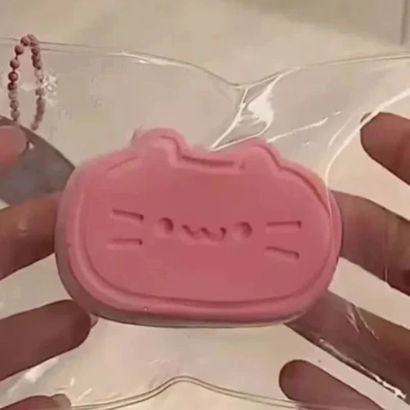 Cheese Cat Slow Rebound Kneading Music Toy — Cute Decompression