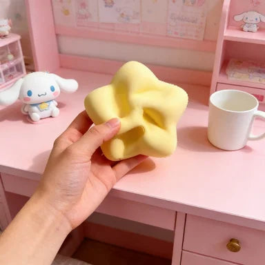 Kawaii Yellow Star Squishy Toy