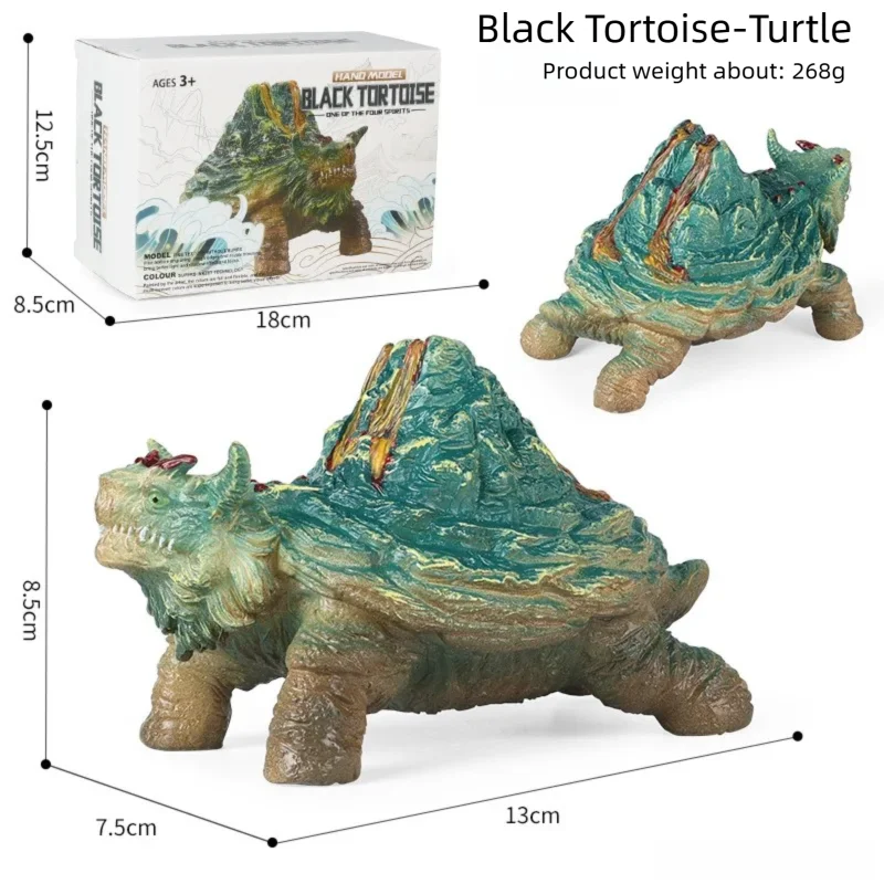 Mythical Dinosaur & White Tiger Figure Set
