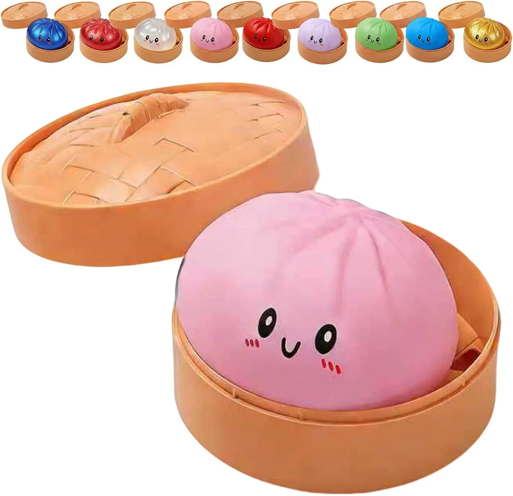 Wholesale Glitter Dumpling Squishy with Box — Sensory Stress Relief