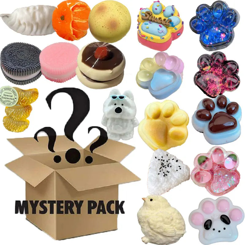 Mystery Cat Paw Squishy Toy