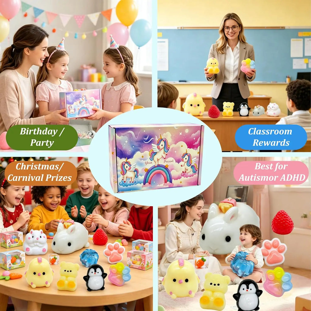 10-Pack Taba Squishy Fidget Toys — Bulk Party Favors for Kids
