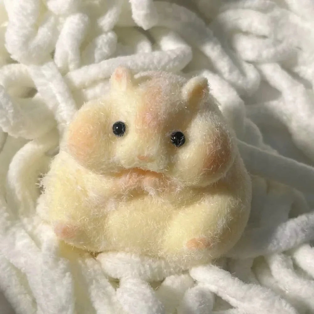 Fuzzy Hamster Squishy Toy