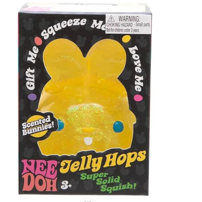 Glitter Bunny Squishy Toy