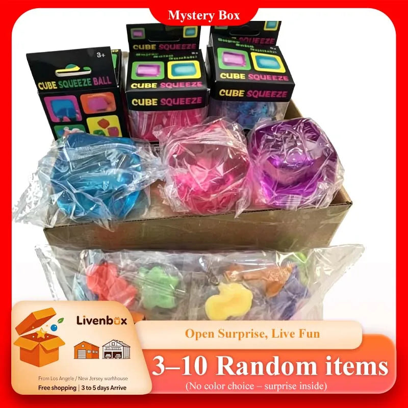 Stress Relief Mystery Squishy Box — Random Fidget Toy