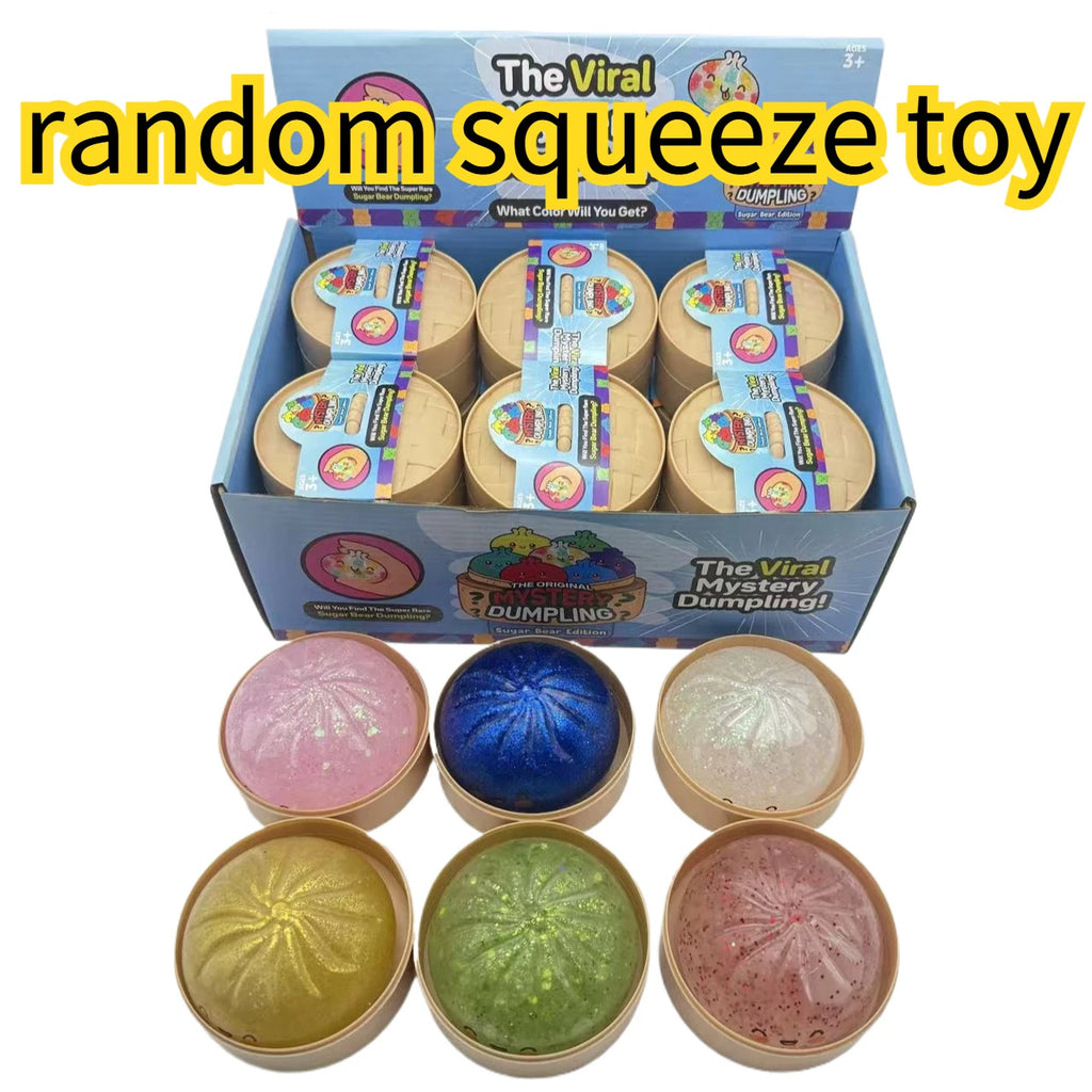 Colorful Simulated Dumpling Squishy Blind Box — Slow Rebound