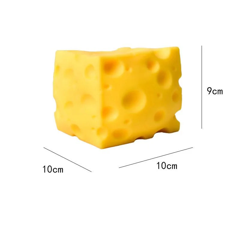 Squishy Square Cheese Fidget Toy — Slow Rebound Butter Cheese Stress Ball