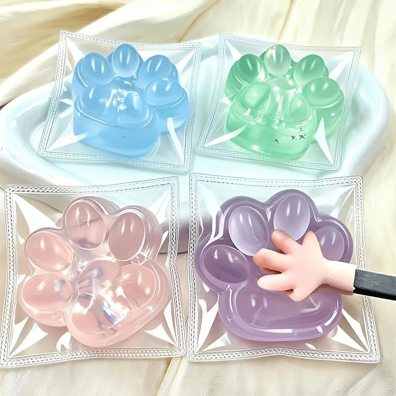 Taba Cat Claw Squeeze Toy for Kids — TPR Sensory Fidget Light Colors