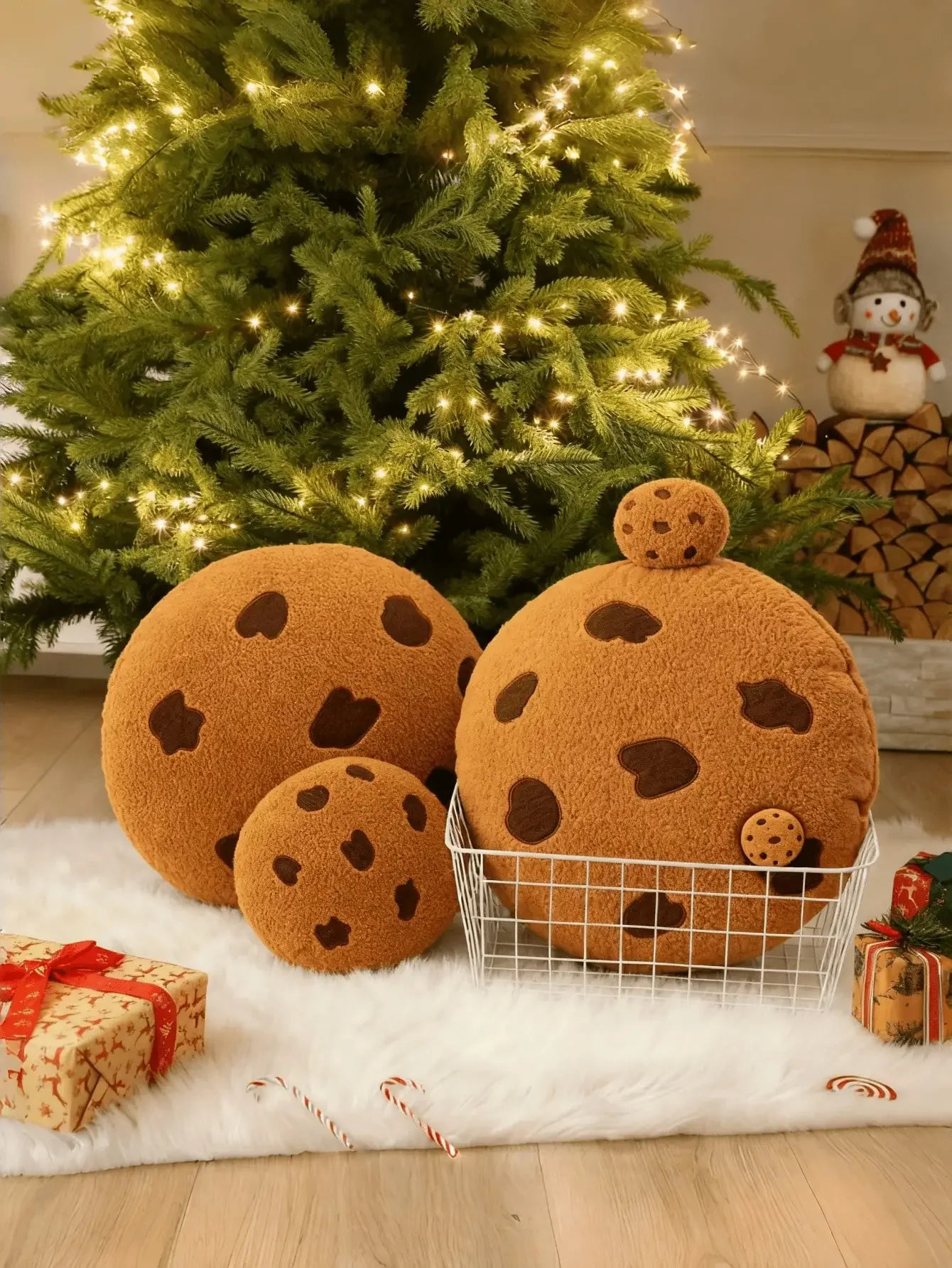 Chocolate Chip Cookie Pillow