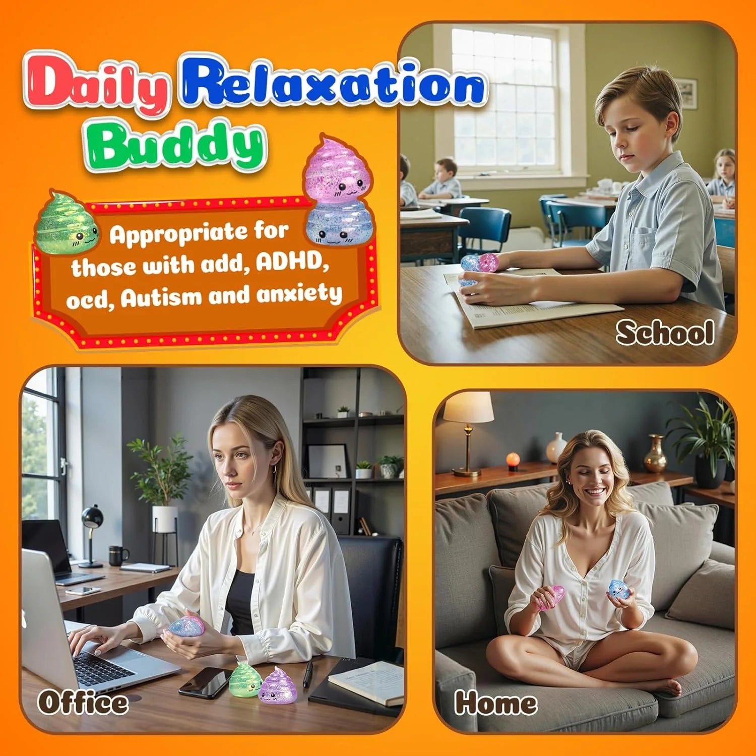 Novelty Squishy Poo Toy