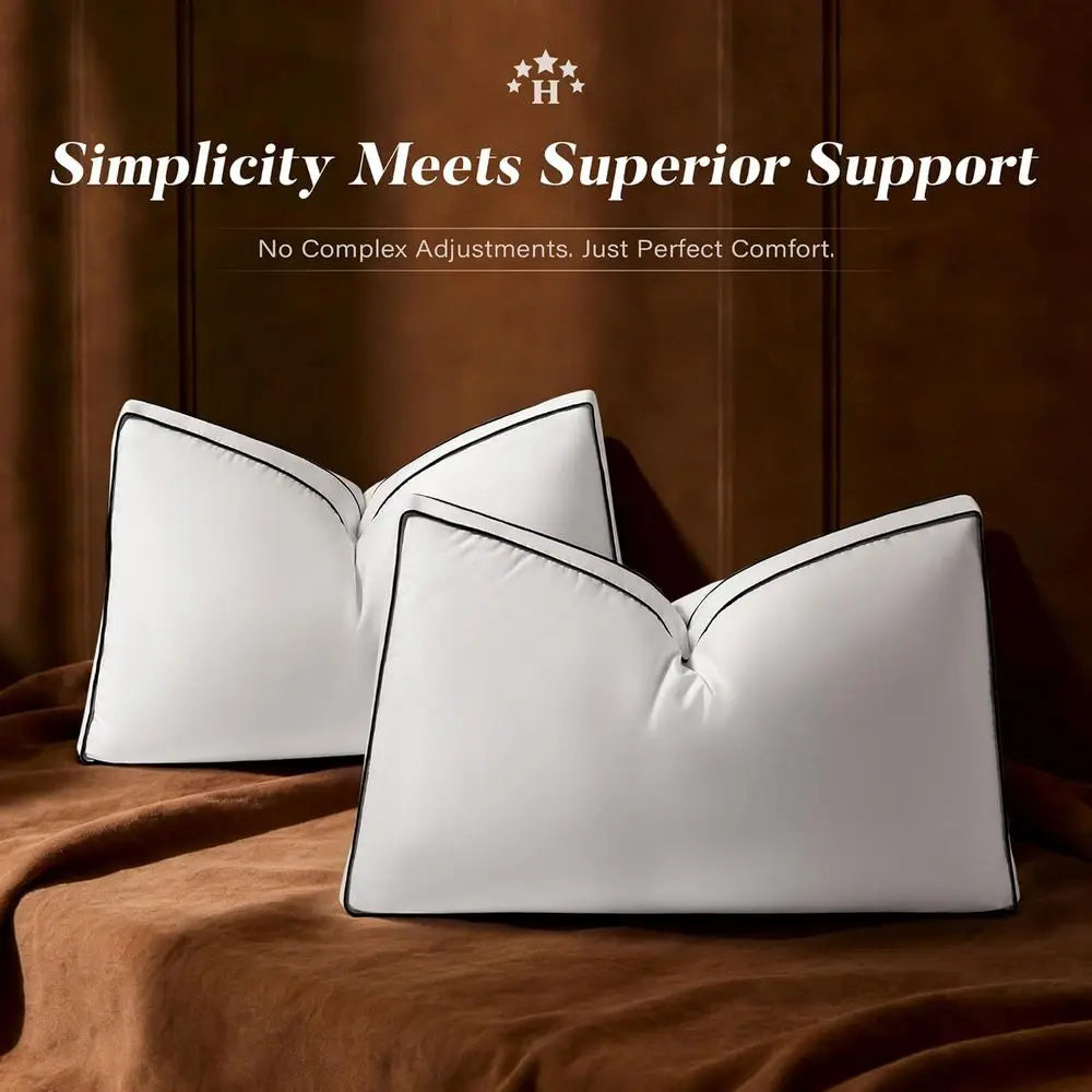 Goose Down Queen Pillow Set (2-Pack)