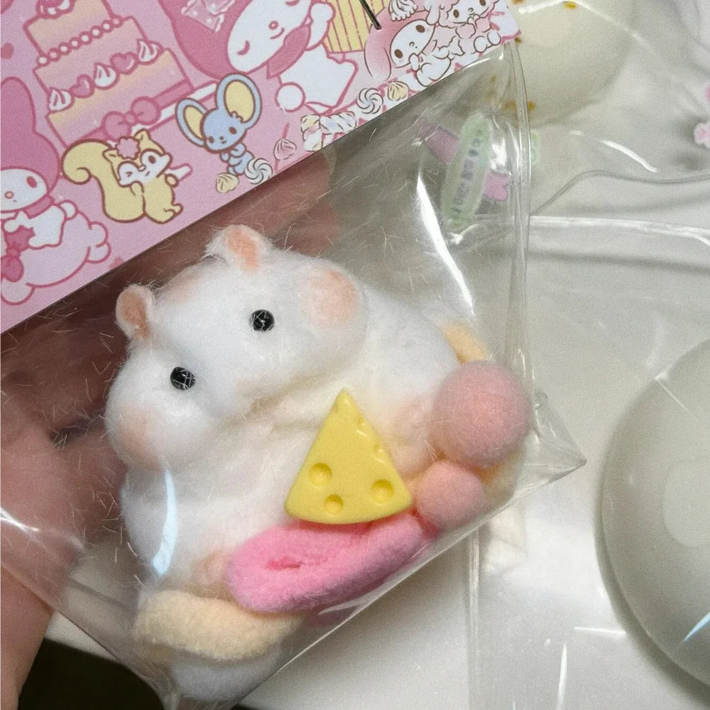 Fuzzy Hamster Squishy Toy