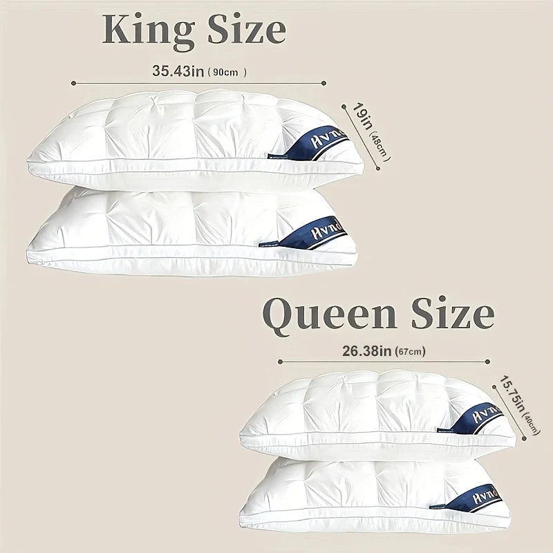 Hotel-Quality Plush Pillow Set (2-Pack)