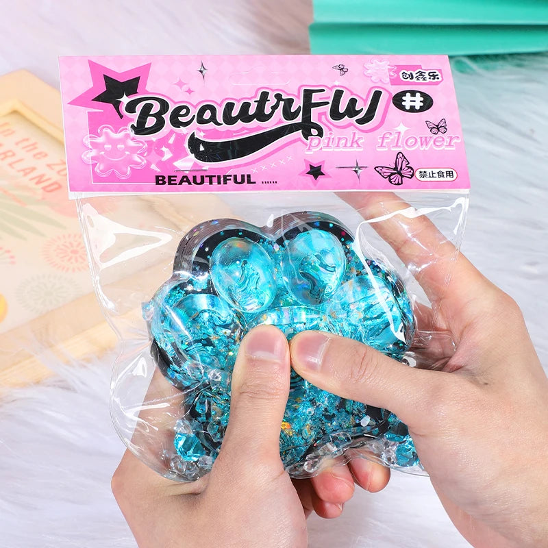 Kawaii Taba Cat Paw Squishy — Slow Rising Sensory Stress Relief Toy