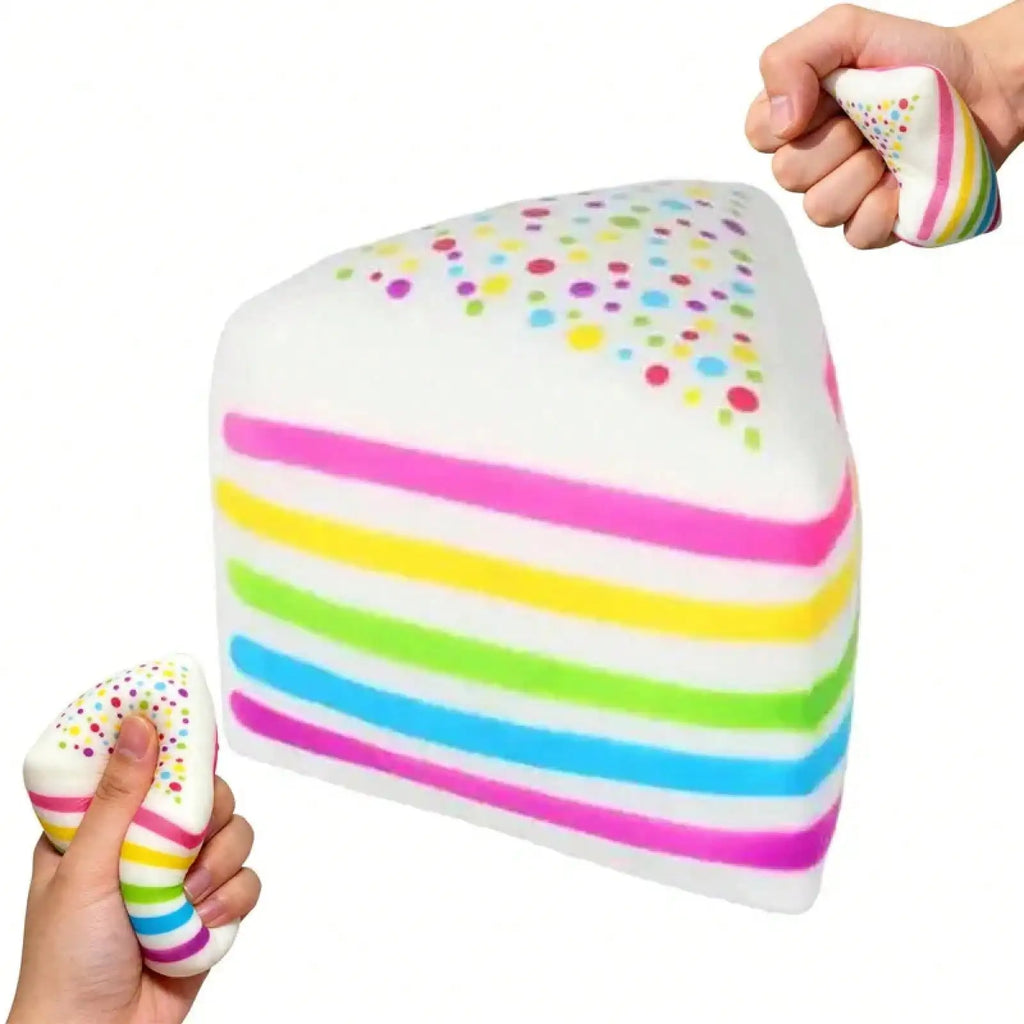 Rainbow Layer Cake Dumpling Squishy