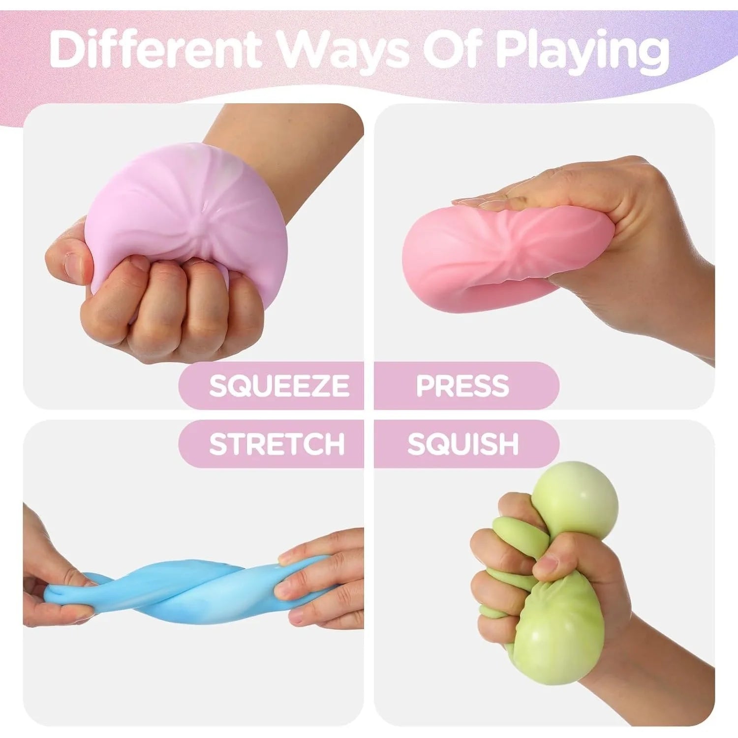 Mystery Dumpling Squishy Box — Pink Edition