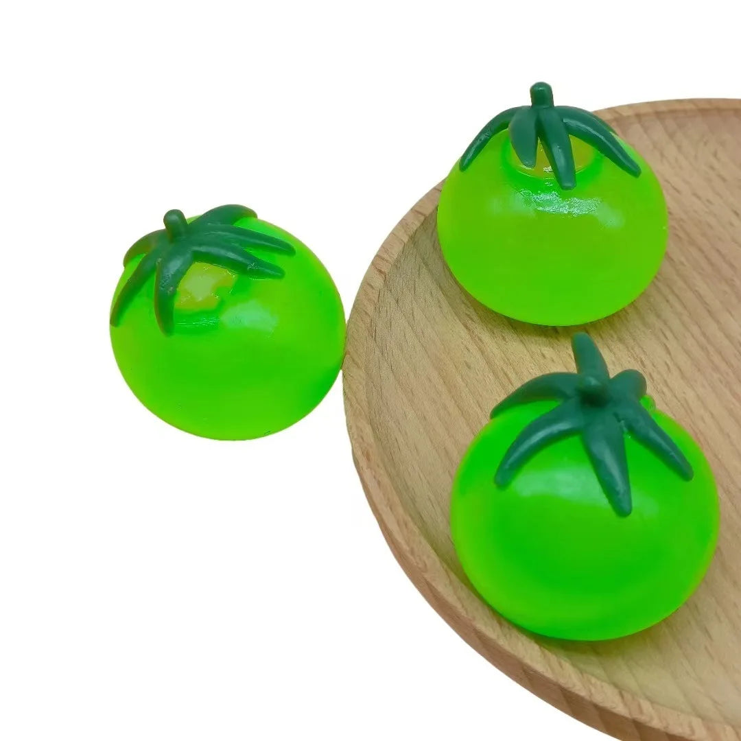 Sticky Tomato Squishy — Wall Splat Stress Ball