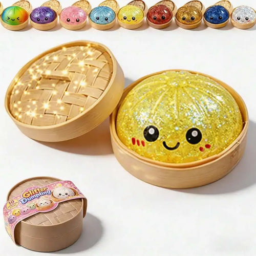 2026 Mystery Dumpling Squishy — Random Color Kawaii Bun