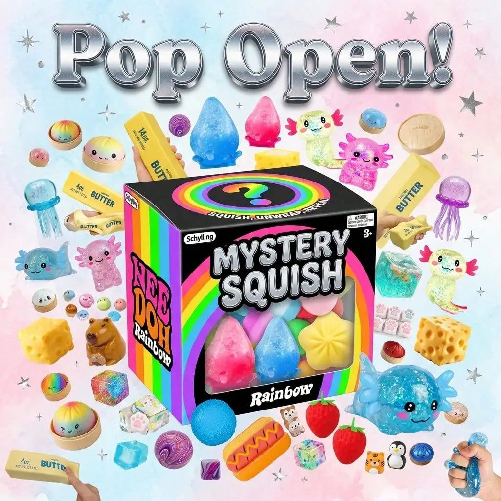 Mystery Squishy Blind Box — 100 Styles (Random)