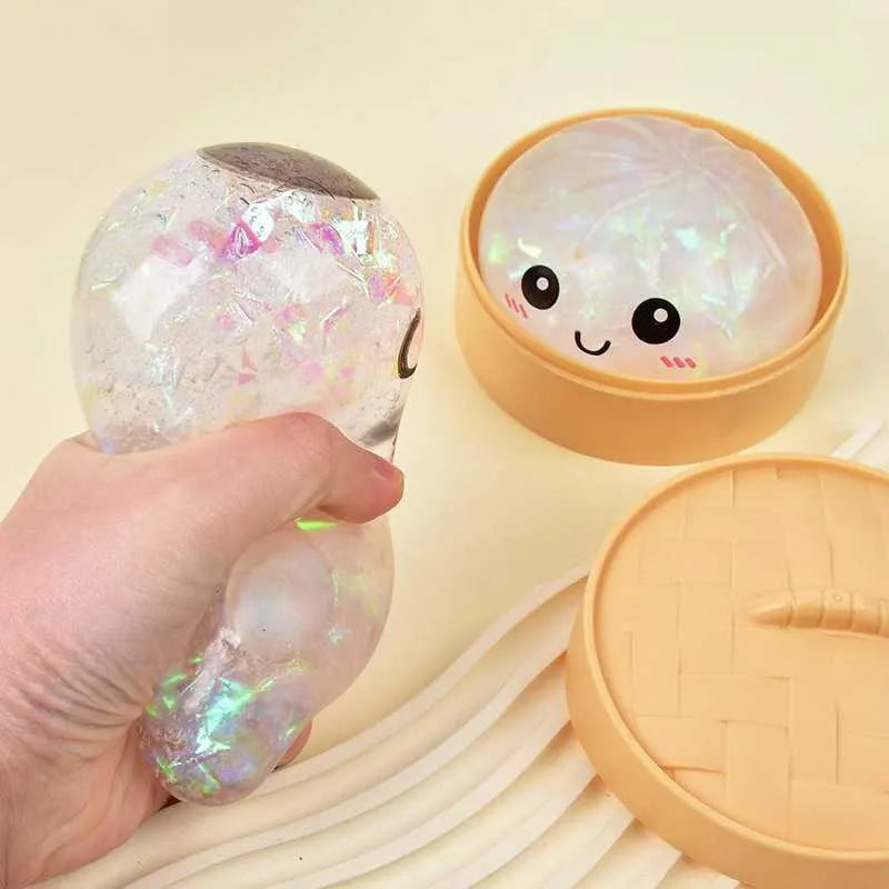 Slow Rebound Dumpling Squishy with Steamer