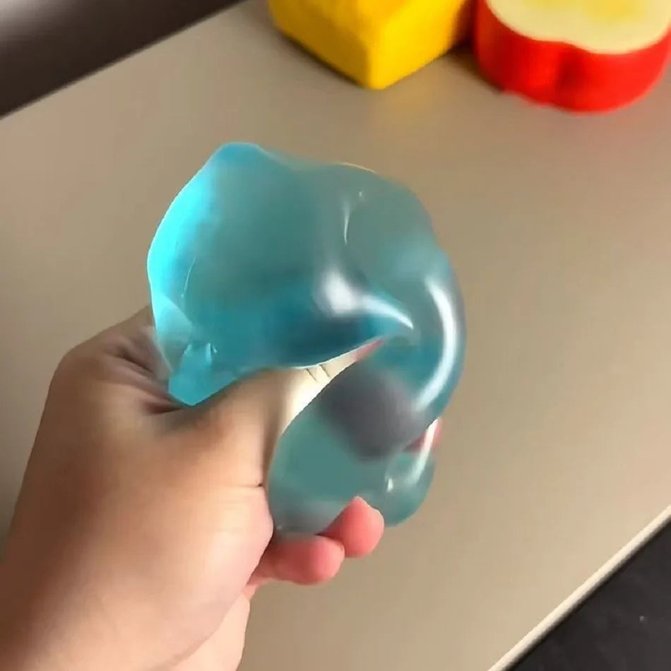 Green Apple Stress Ball Squishy — ADHD Autism Slow Rebound Fidget Toy