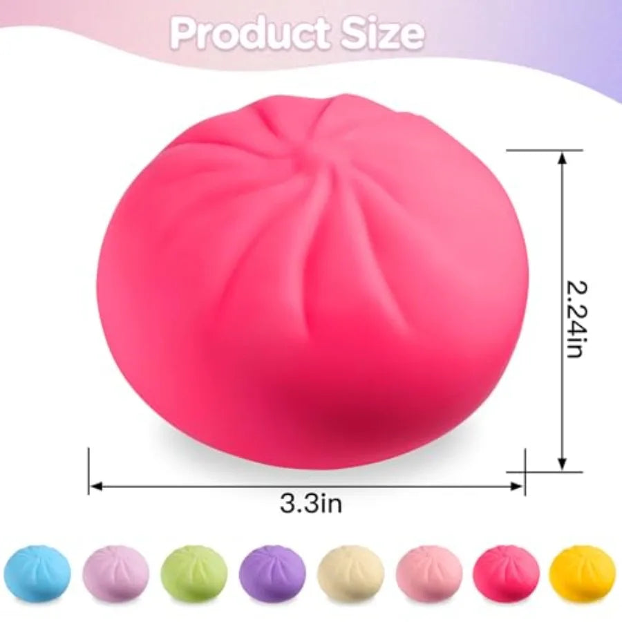 Dumpling Squishy Mystery Box — Viral Bao Bun Stress Relief Toy