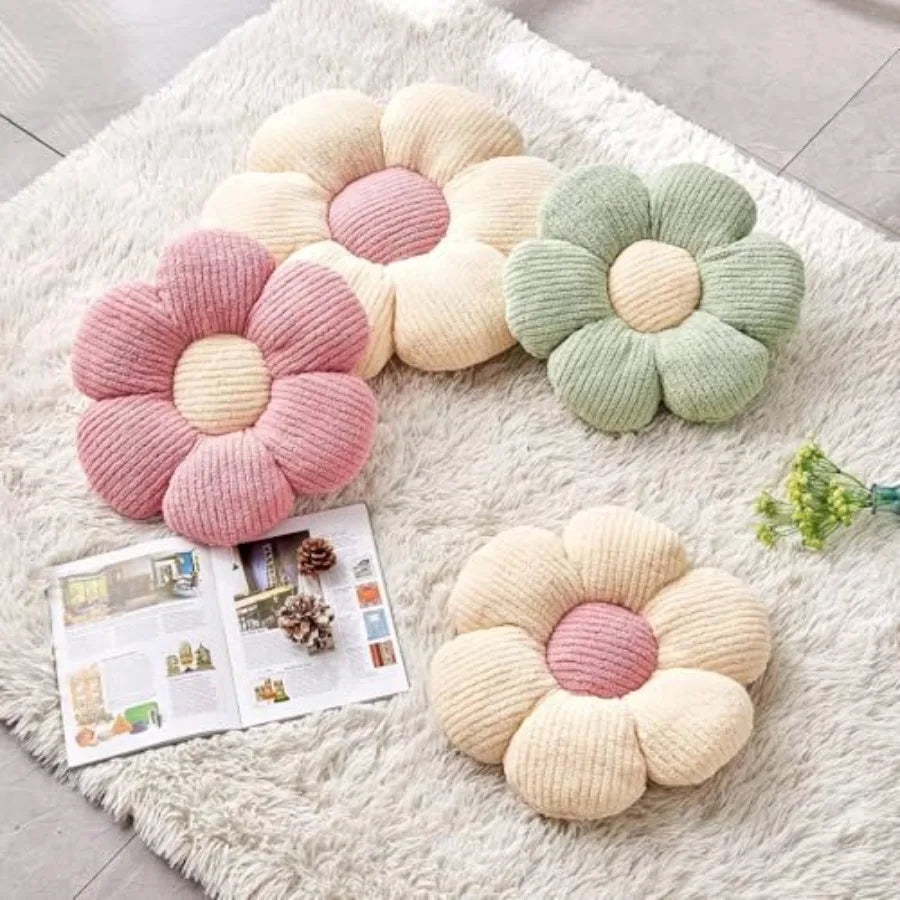 Flower-Shaped Floor Pillow