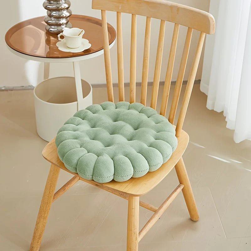 Biscuit-Shaped Plush Cushion