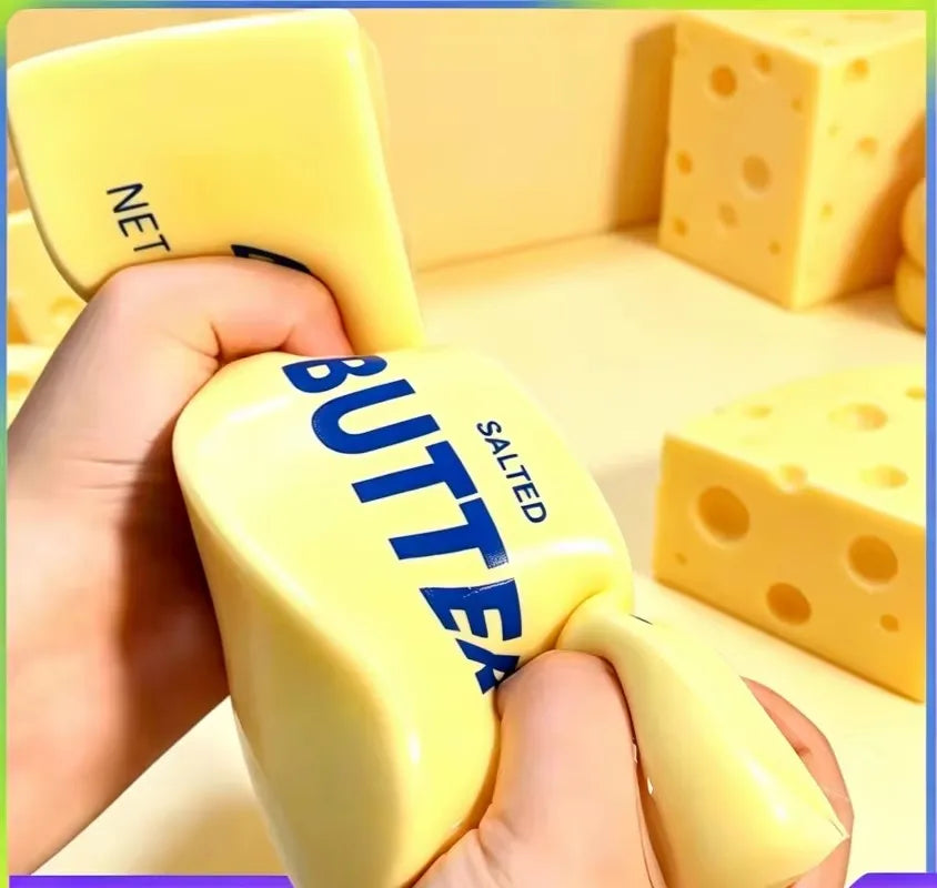Butter Stick Milk Strip Squishy Toy — Slow Rebound Stress Relief 2026