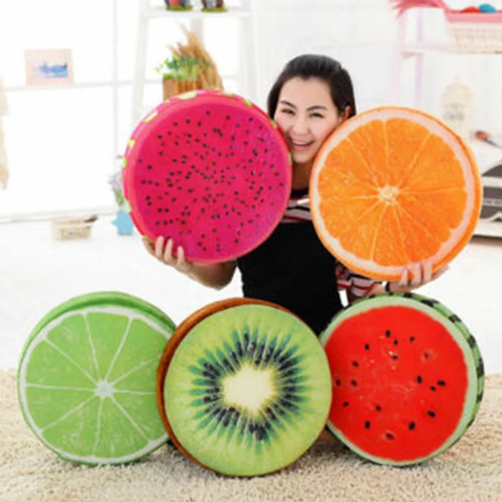 Fruit-Shaped Reading Cushion