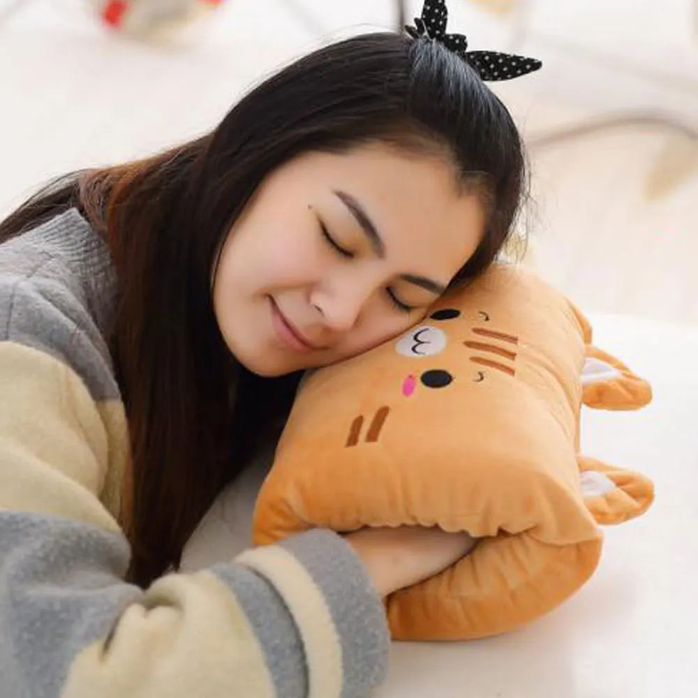 Warm Hand Cover Nap Pillow