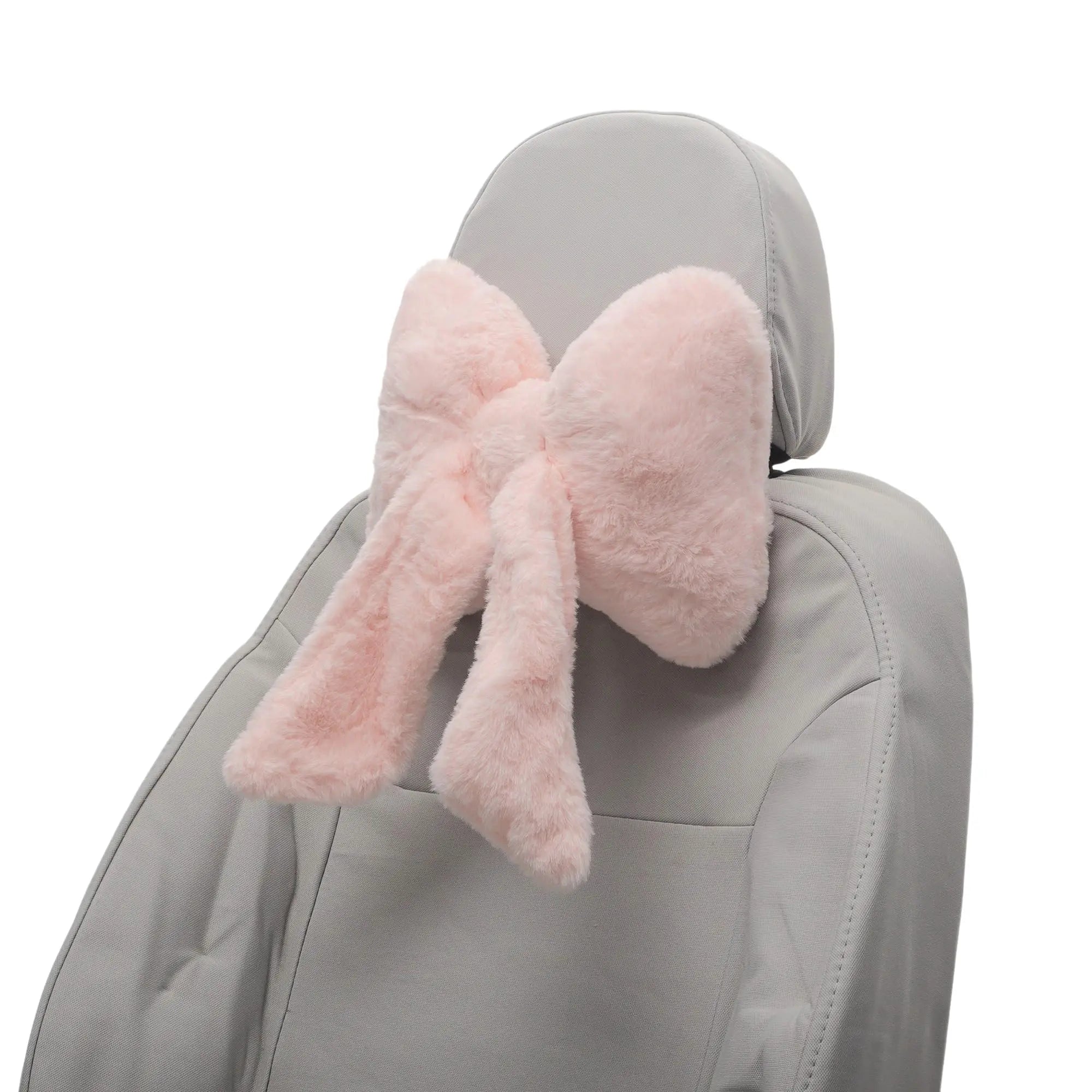 Pink Bow Memory Foam Headrest Pillow