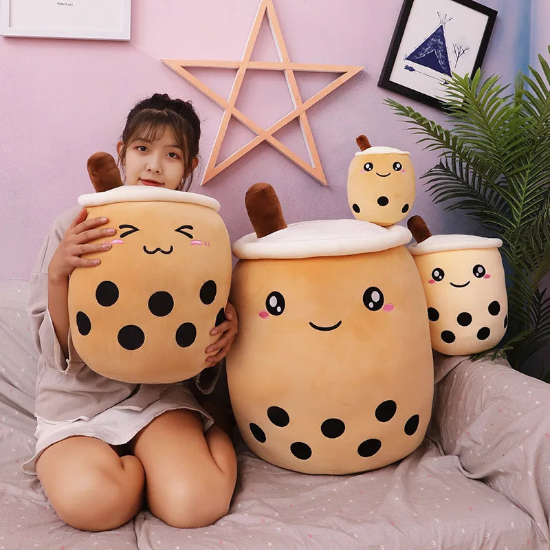 Boba Milk Tea Plush Pillow