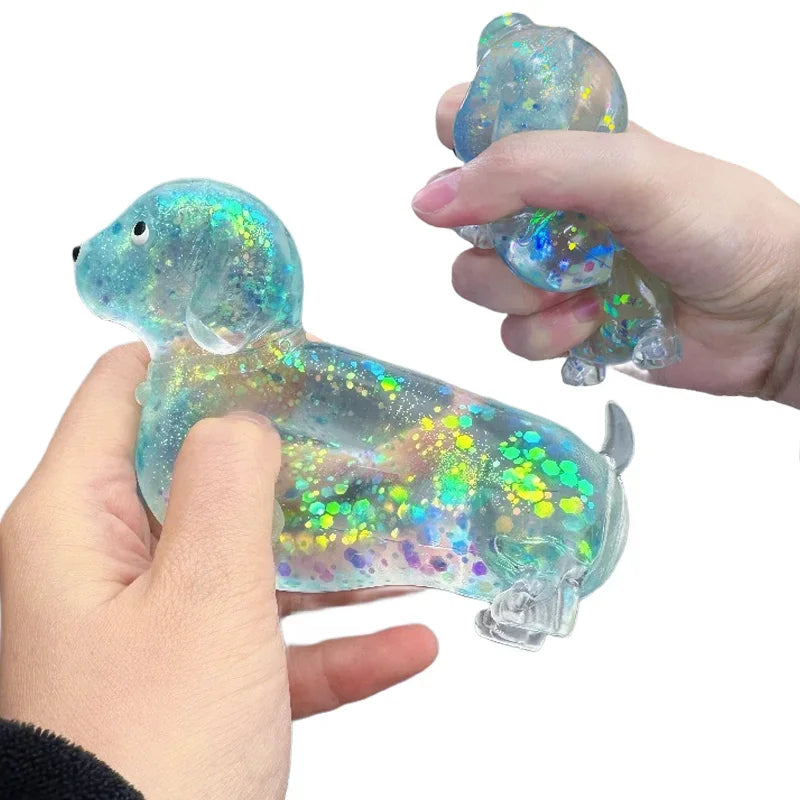 Sparkling Sausage Dog Squishy