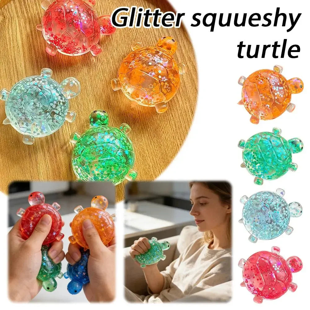 Glitter Turtle Squishy Toy (Large)