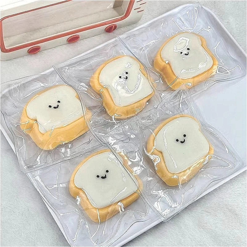 Soft Toast Bread Squishy Squeeze Toy