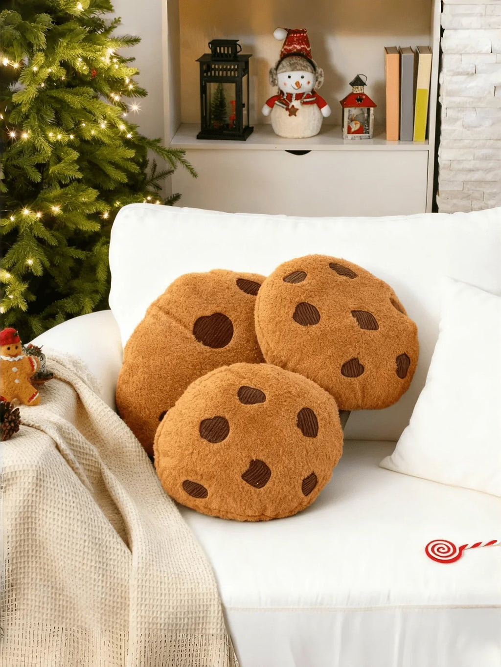 Chocolate Chip Cookie Pillow