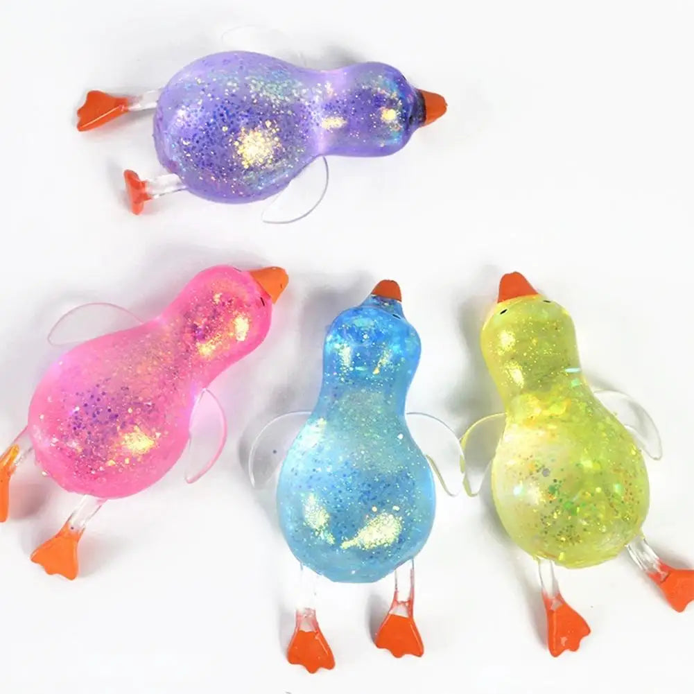 Glitter Duck Squishy Toy
