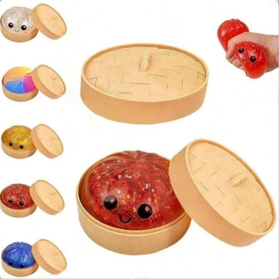 Sequin Glowing Dumpling Squishy Mystery Gift Box