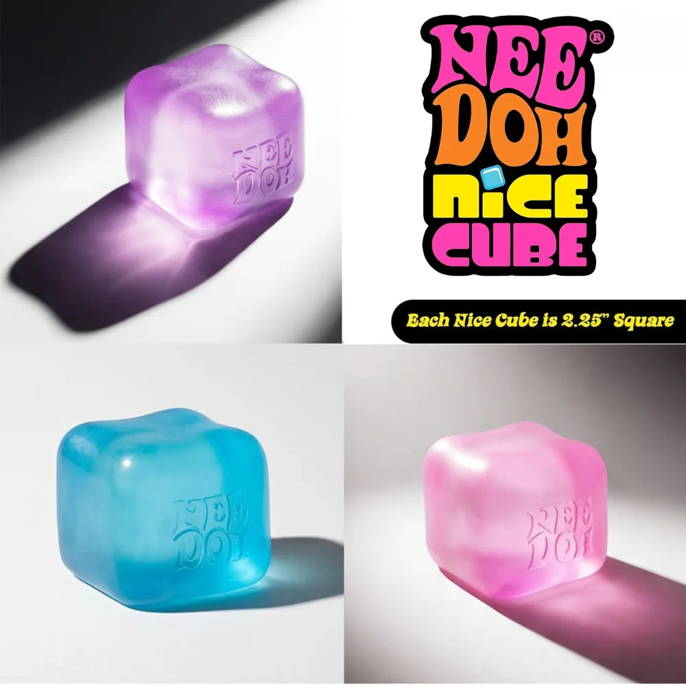 Nee Doh Jellyfish & Cube Squish Toy