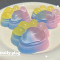 Rainbow Cat Paw Squishy Slow Rebound Pinch — Stress Relief Birthday Gift