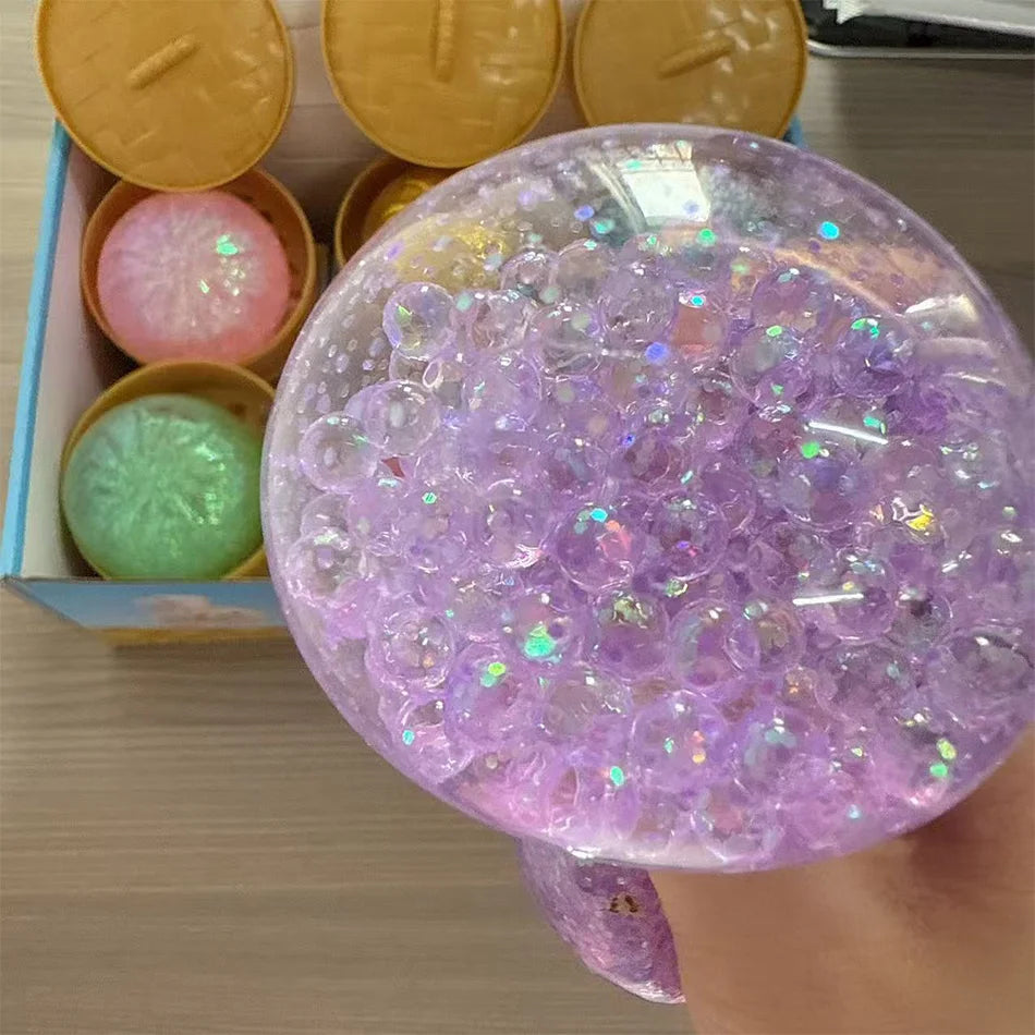 Colorful Simulated Dumpling Squishies — Slow Rebound Stress Relief Set