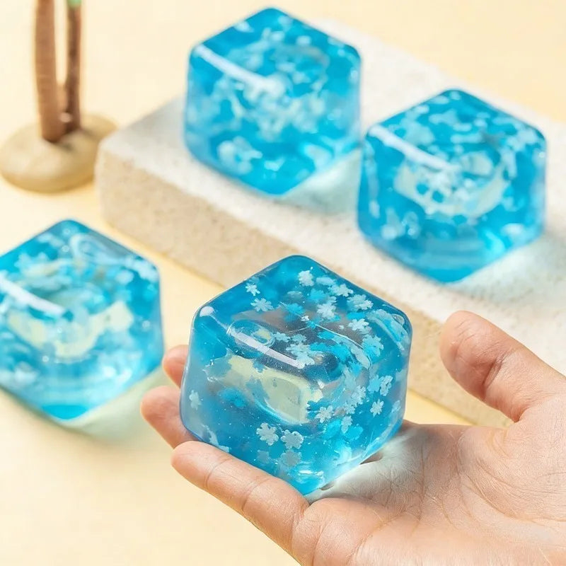 Squishy Snowflake Ice Cube Toy