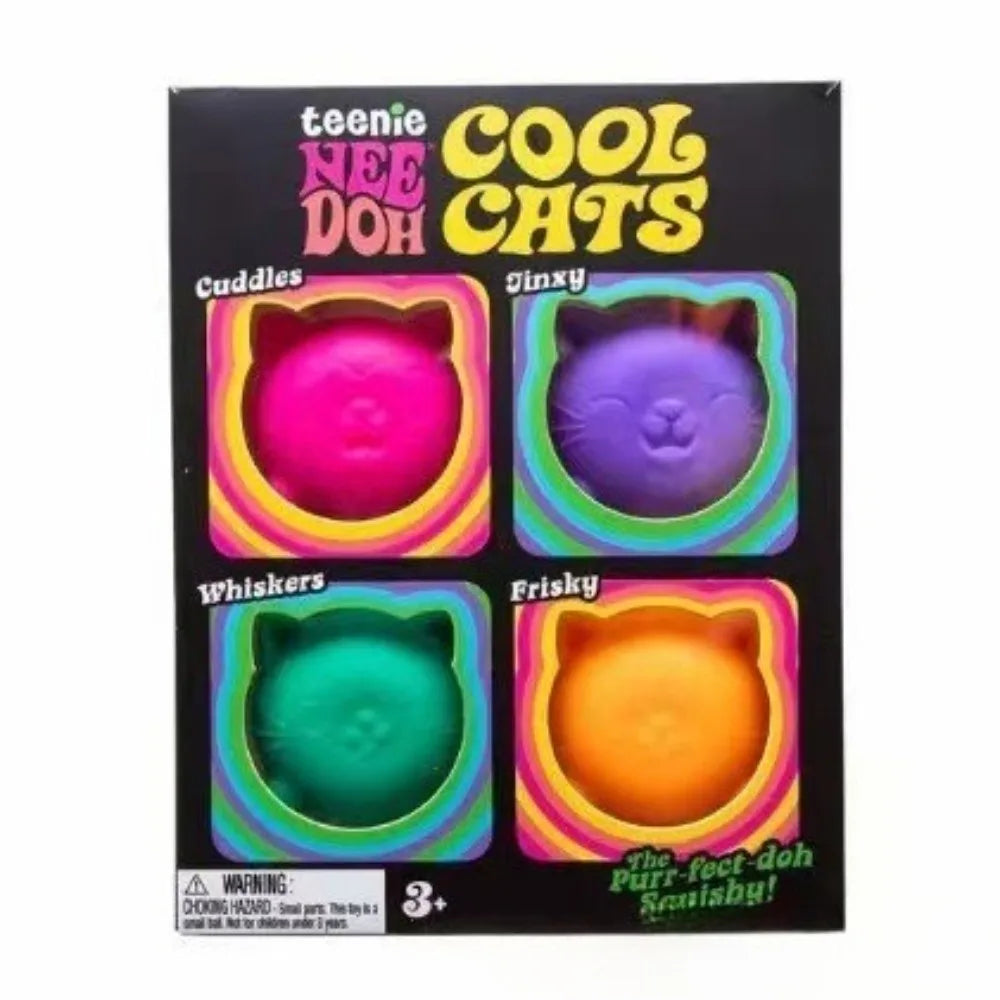 Cute Pet Cat Squeeze Toy — Children Decompression Pinch Music Sensory